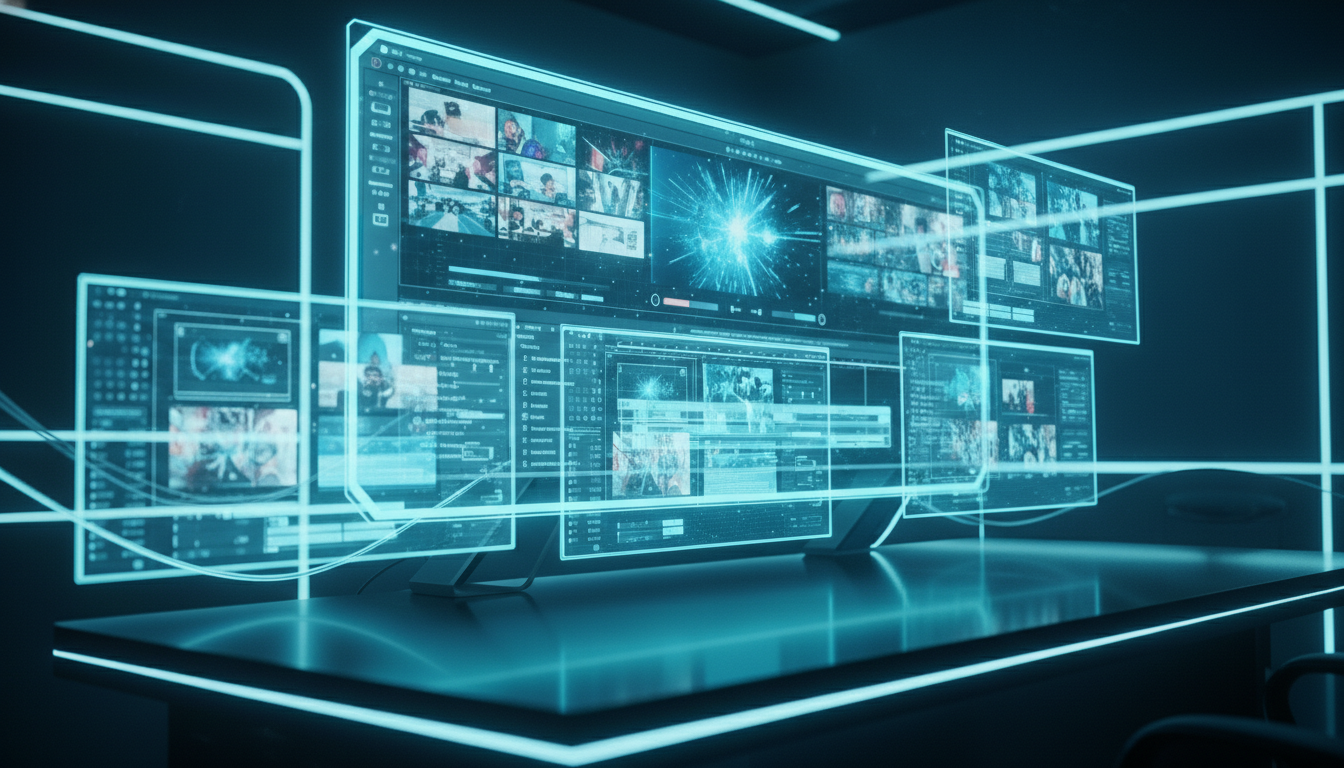 AI-generated video interface for beginners, showing how to turn text prompts into cinematic clips using Pika Art